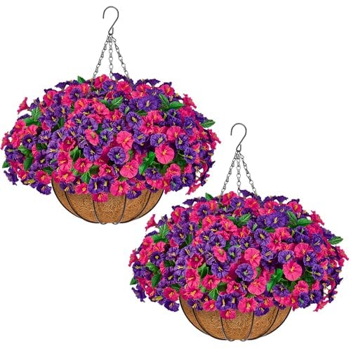 Artificial Hanging Flower Baskets