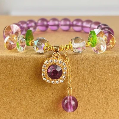 Amethyst Stretch Bracelet