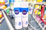 2 nivea men shave gels in a cart