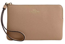 Coach Corner Zip Wristlet