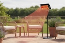 standing patio heater