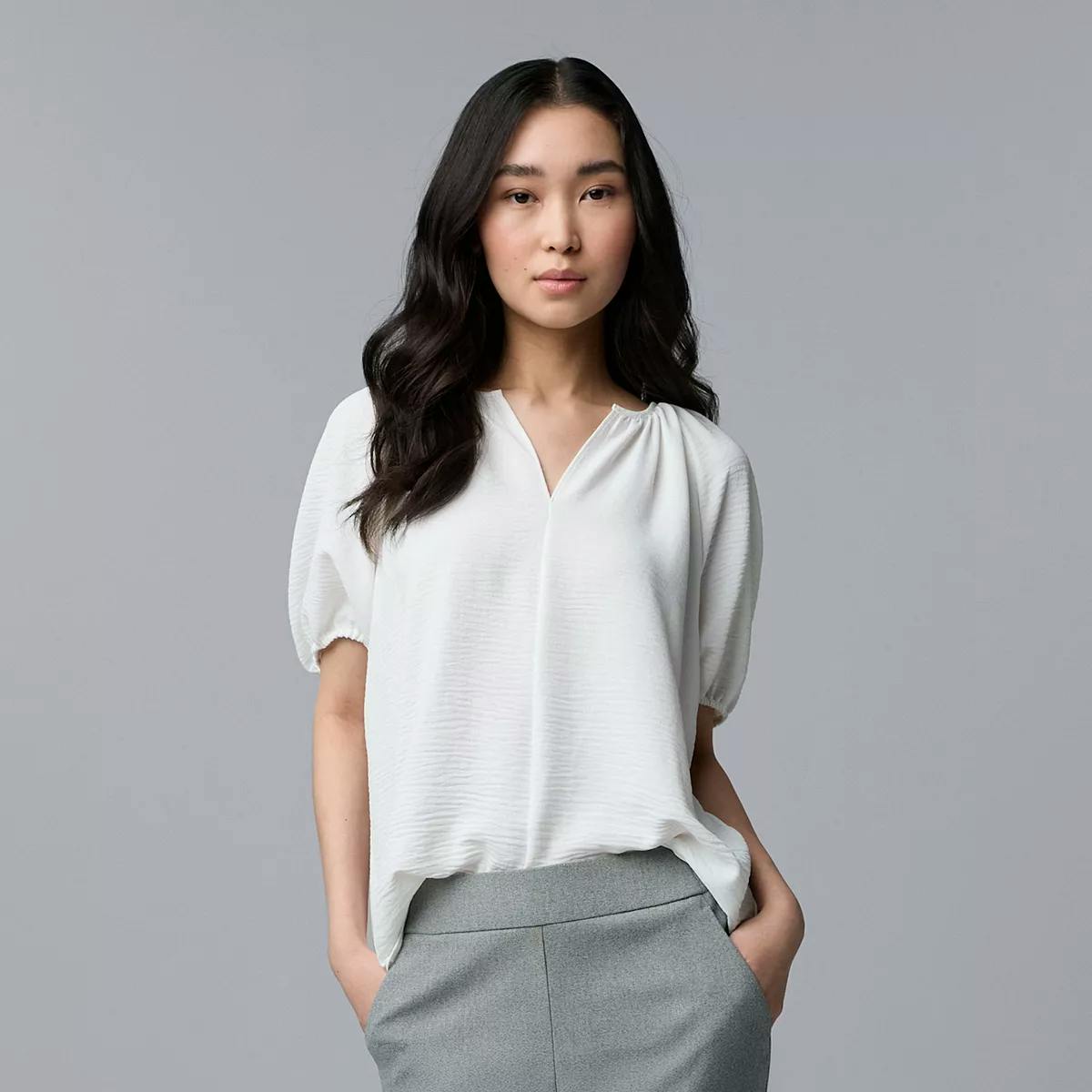 Women's Shirred Blouse
