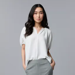 Women's Shirred Blouse