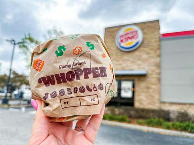 Wednesday Food Deal: $3 Whoppers at Burger King card image