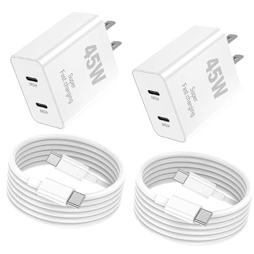 USB-C Wall Charger & Cable 2-Pack