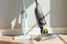 two different shark mops