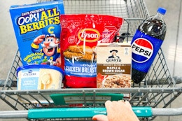 kroger 5x digital coupon deals groceries in shopping cart