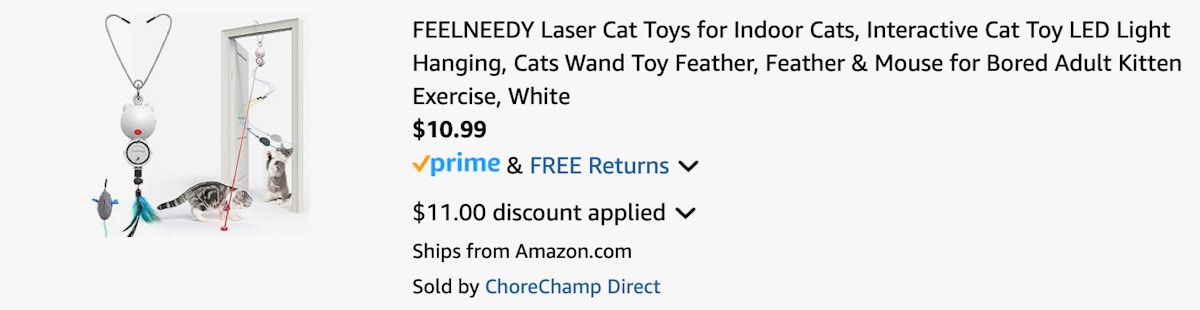 Amazon Interactive Laser Cat Toy 2025