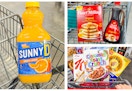 breakfast essentials grocery deals collage