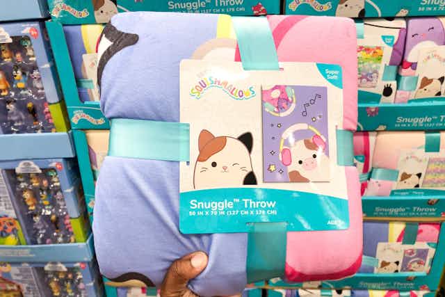 Squishmallows Snuggle Throw, Just $14.99 at Costco (Reg. $19.99) card image