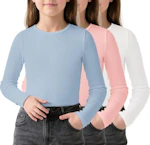 Kids' Long Sleeve Shirt 3-Pack