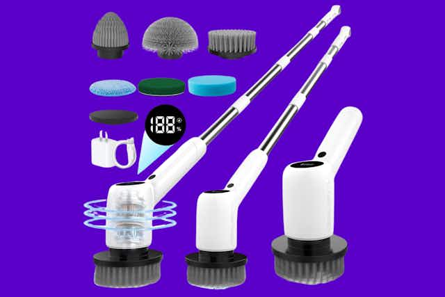 Electric Spin Scrubber Brush, $23.99 With Amazon Promo Code card image