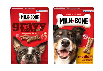 2 Milk-Bone Biscuits