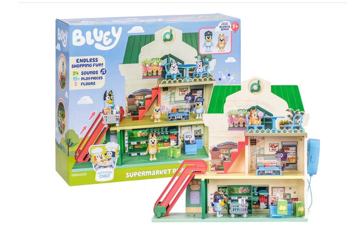 Bluey Supermarket Playset