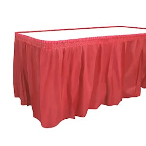 Plastic Table Skirt