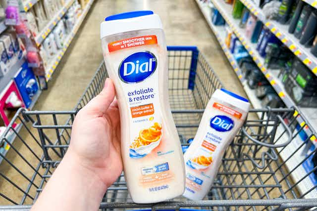 Save $1.25 on Dial Body Wash at Walmart — Pay Just $2.72 card image