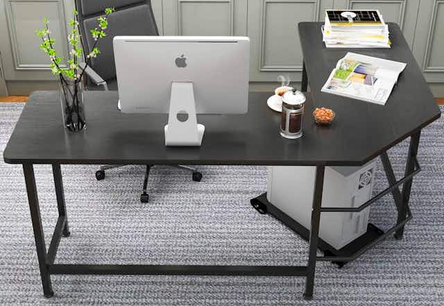 L-Shaped Office Desk, $79 at Walmart card image