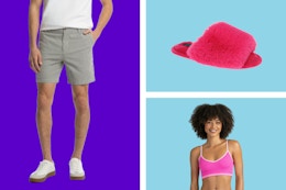 Walmart Weekend Fashion Steals: Shoes, Shorts, and More Up to 78% Off card image