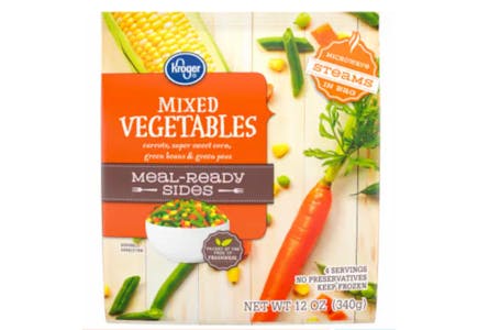 5 Kroger Frozen Vegetables Bags