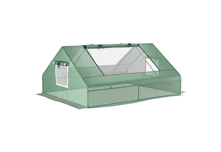 Mini Greenhouse With Zipper Windows