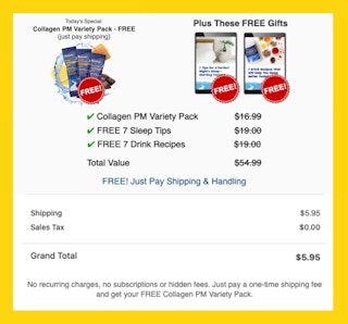 NativePath Collagen PM Sticks Cart Image