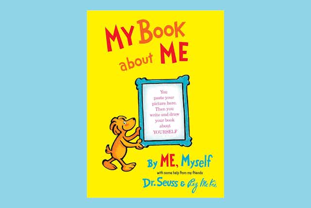 Dr. Seuss My Book About Me Hardcover, Only $10 on Amazon card image