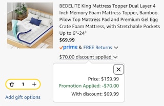 mattress topper