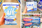 puffcorn water toothpaste collage