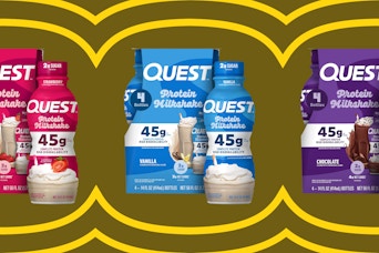 Collage of Quest Nutrition Shakes on KCL template