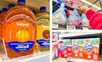 softsoap, febreze, and gerber side by side walmart cash