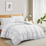 Tufted Clipped Jacquard Duvet Set