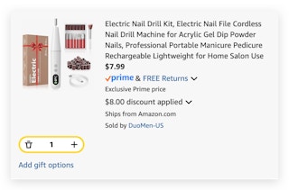 electric naill drill kit