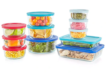 Pyrex Glass Storage Set