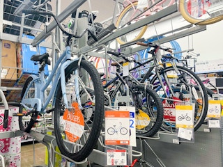 cruiser bikes on walmart bike rack