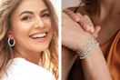 White Gold Bracelets and Earrings B0D4LZ9HL5 B09S8SJS36