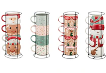 Holiday Time Stacking Mug Set