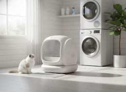 walmart smart self cleaning litter box