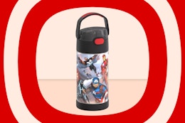 Thermos Avengers Funtainer Water Bottle, Only $8.54 at Target (Reg. $15) card image