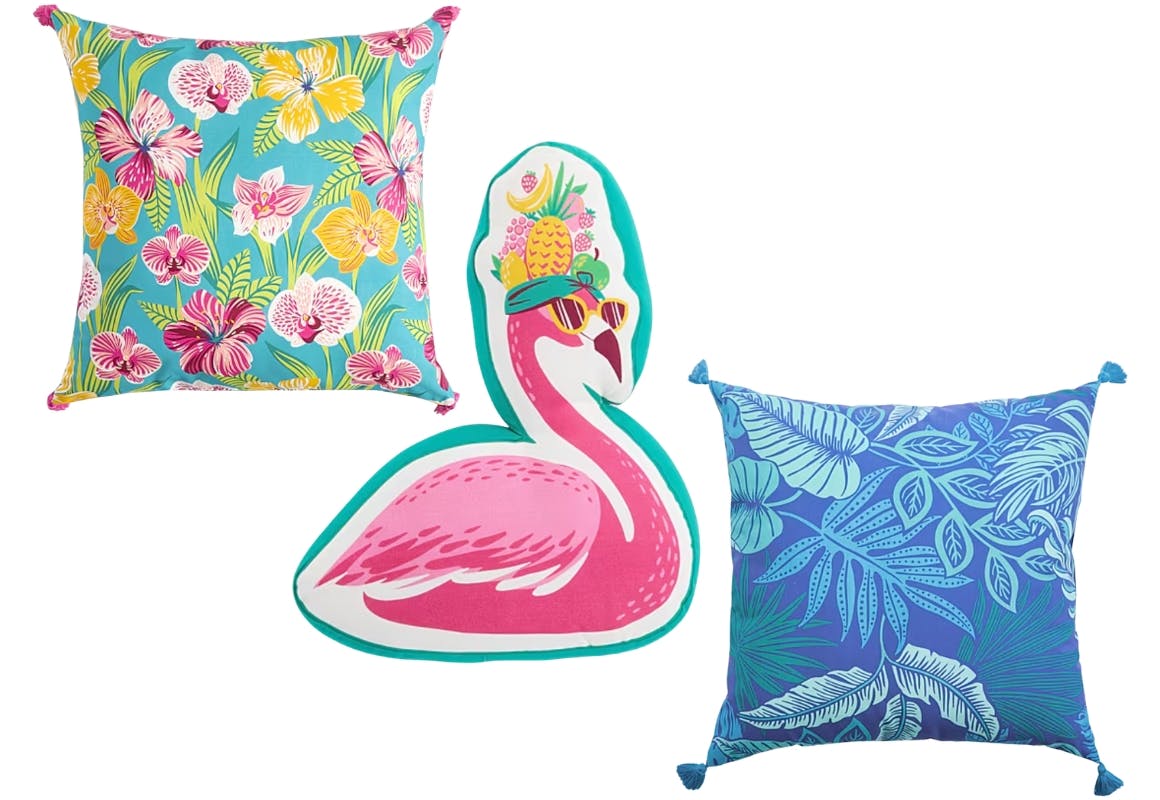 Outdoor Oasis Throw Pillow