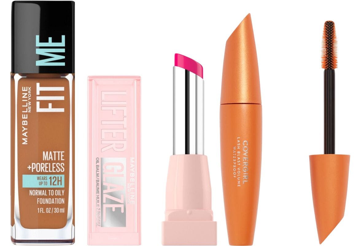 2 Maybelline + 1 Covergirl Items