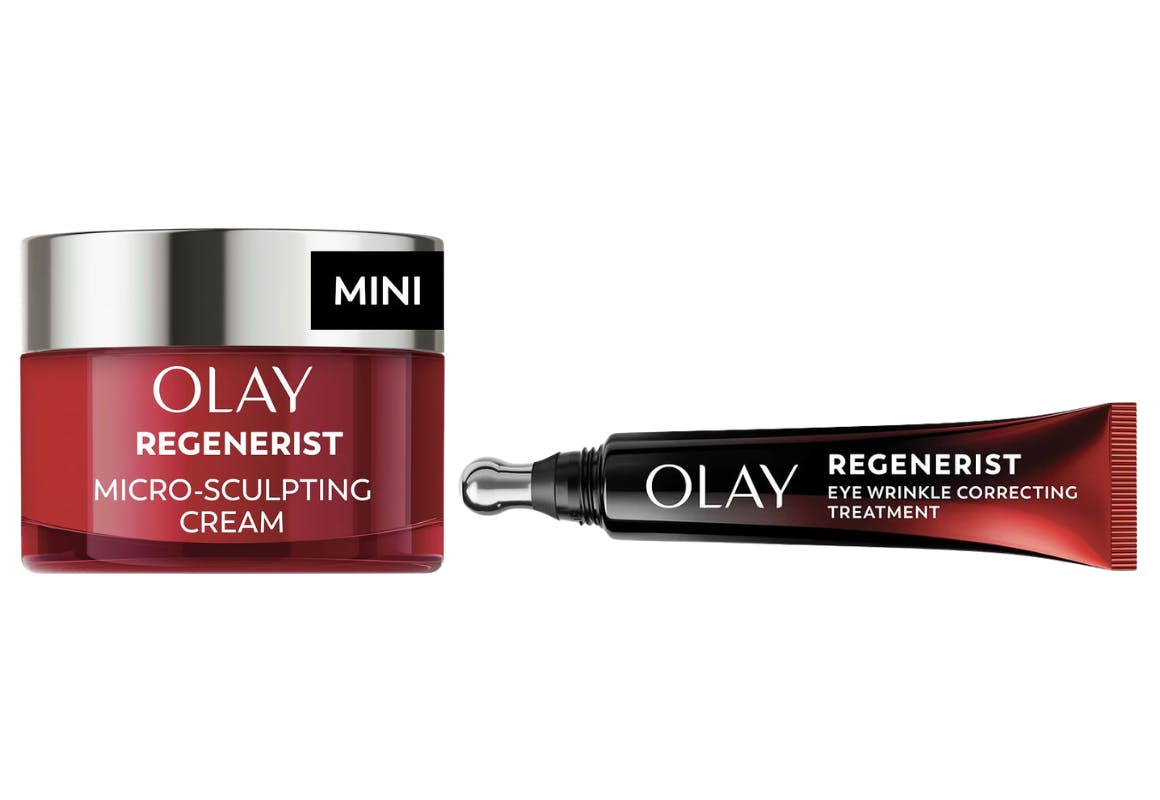 2 Olay Regenerist Skincare Products