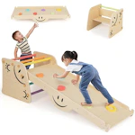 Costway Wooden Climbing Toy Set