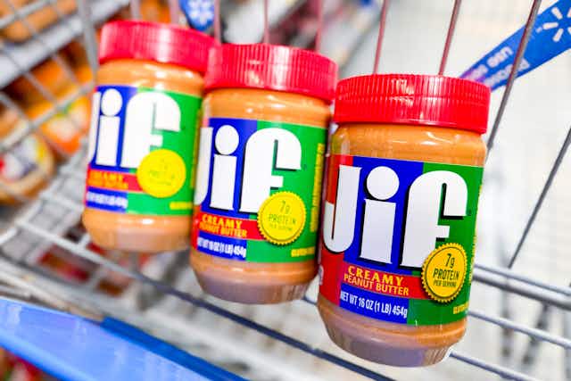 Only $2.12 for Jif Peanut Butter at Walmart (Reg. $3.12) card image