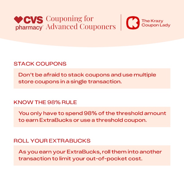 Three tips for advanced couponing at CVS