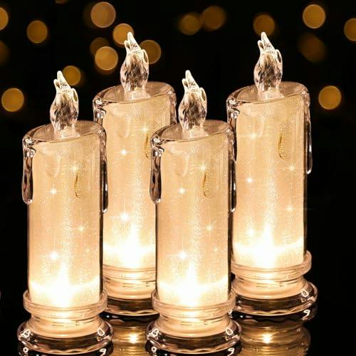 LED Flameless Candles 4-Pack