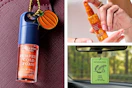 Lip, hand sanitizer spray & car freshener in mini sizes from Bath & Body Works