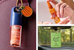 Lip, hand sanitizer spray & car freshener in mini sizes from Bath & Body Works