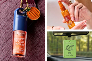Lip, hand sanitizer spray & car freshener in mini sizes from Bath & Body Works