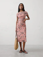 Mesh Midi Skirt