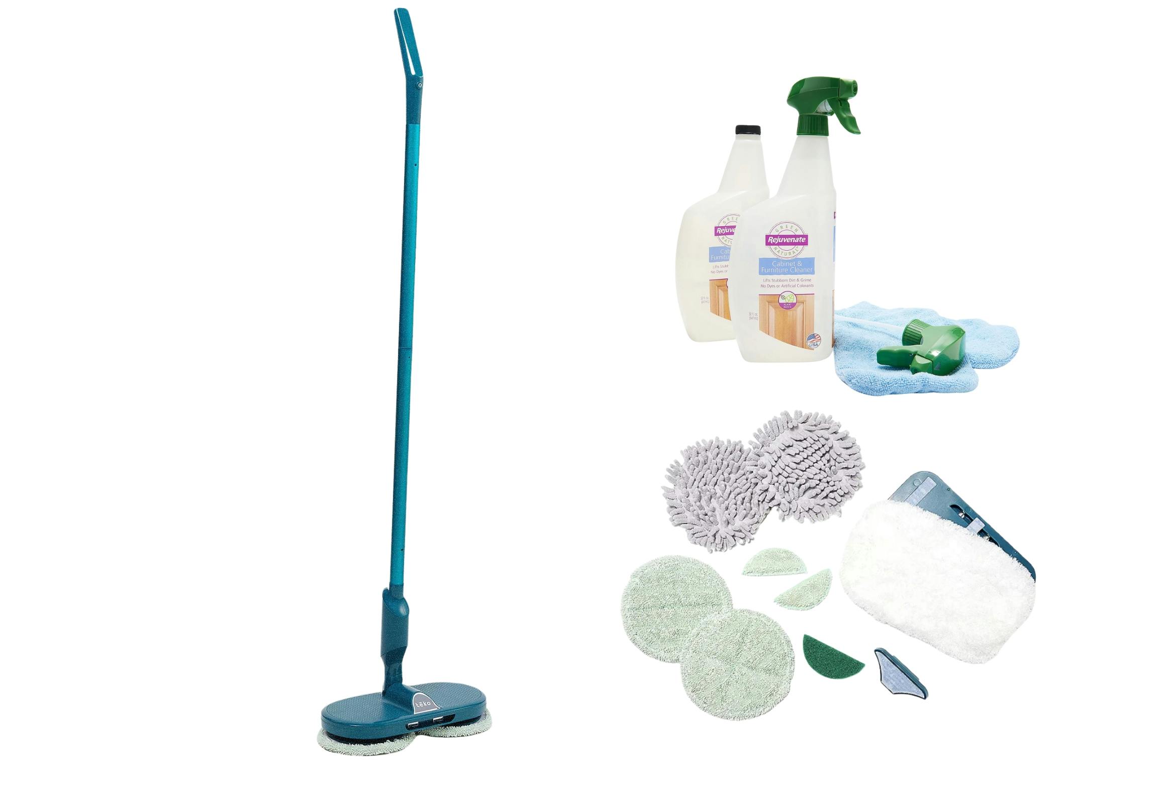 1 Hover Scrubber Mop + 1 Rejuvenate Cleaning Bundle